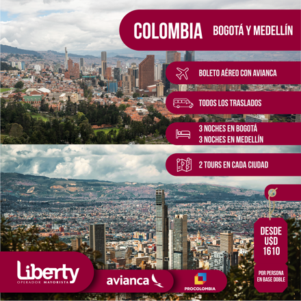 Imagen de COLOMBIA - Bogotá y Medellín