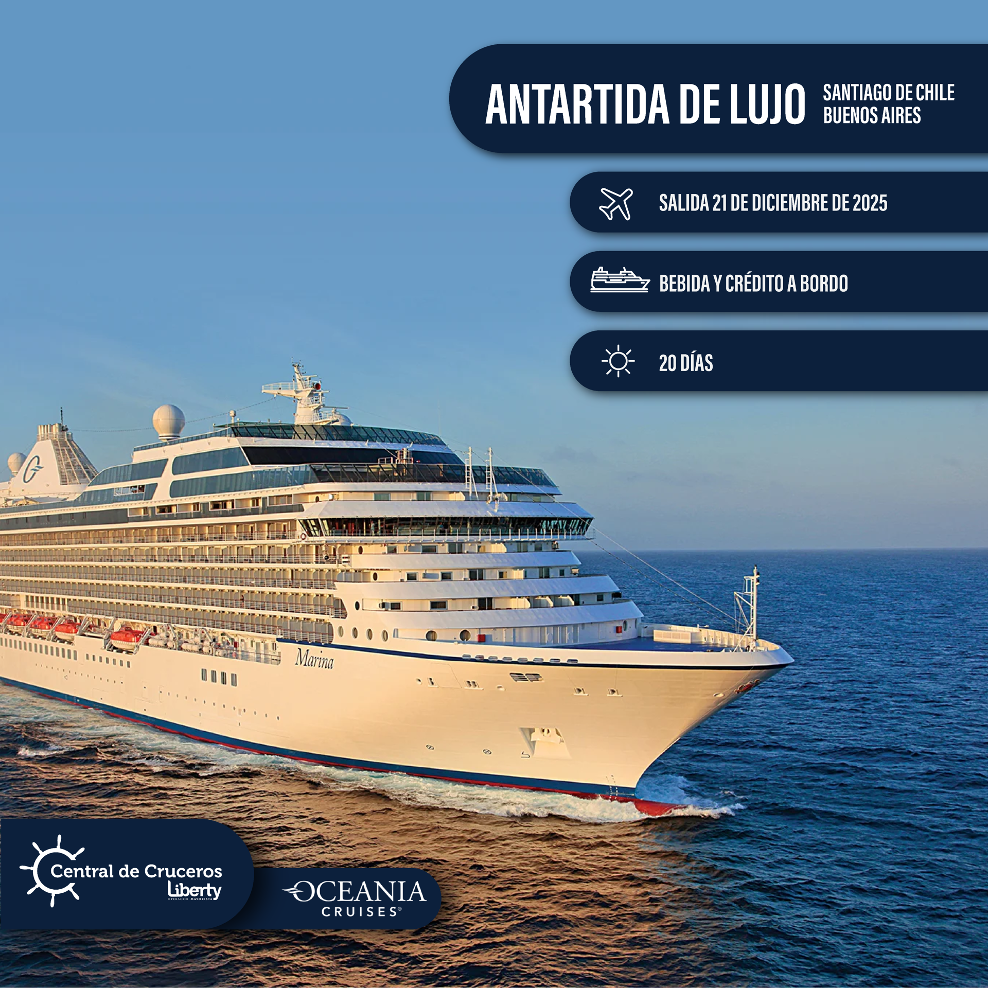 Imagen de ANTÁRTIDA DE LUJO