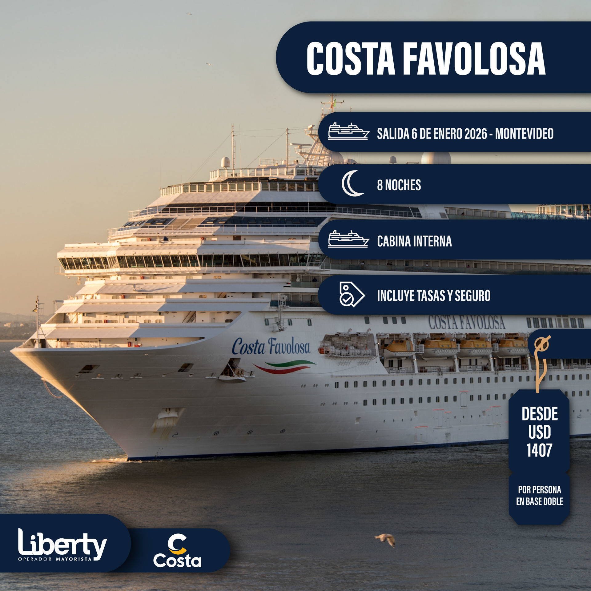 Imagen de COSTA FAVOLOSA