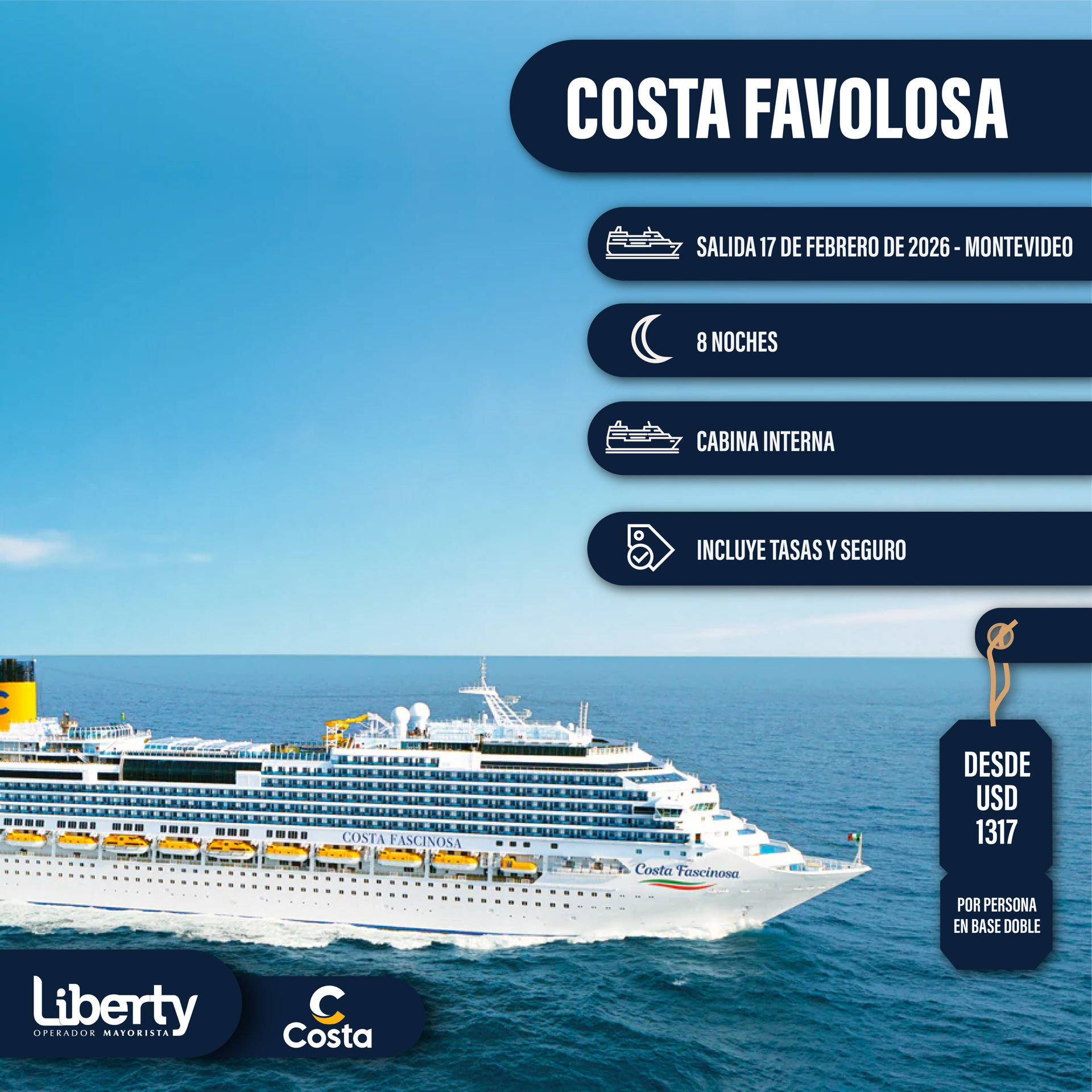 Imagen de COSTA FAVOLOSA