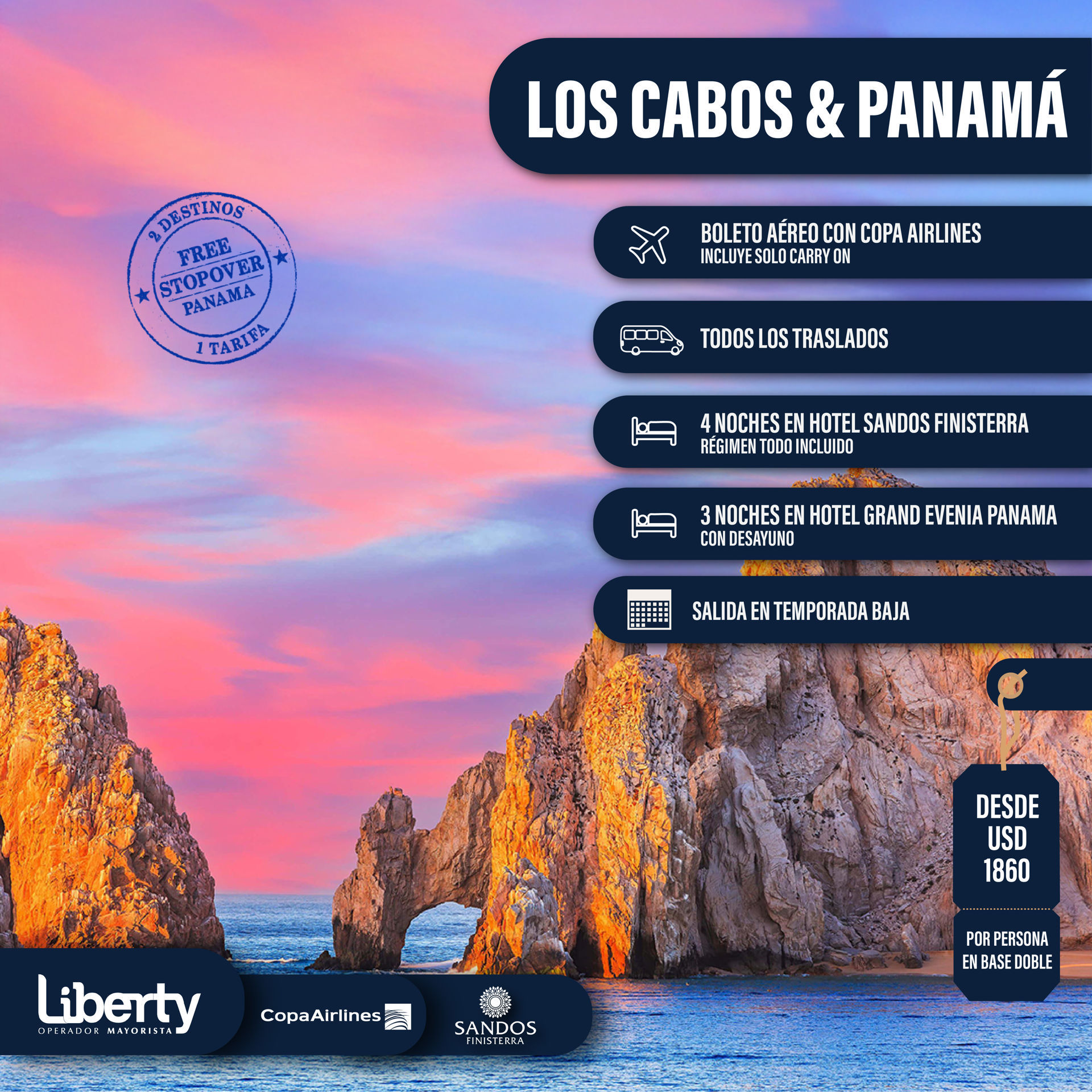 Imagen de Los Cabos y Panamá