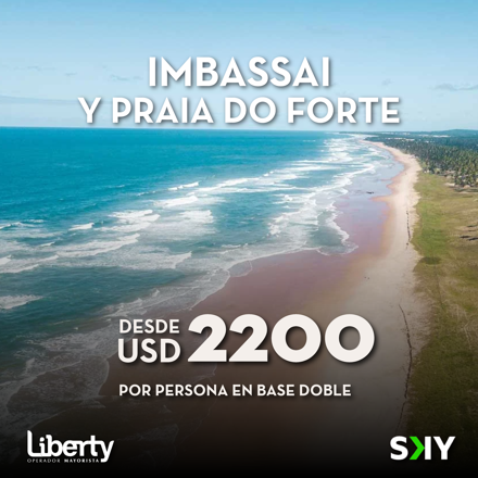 Imagen de IMBASSAI Y PRAIA DO FORTE - Salida Marzo