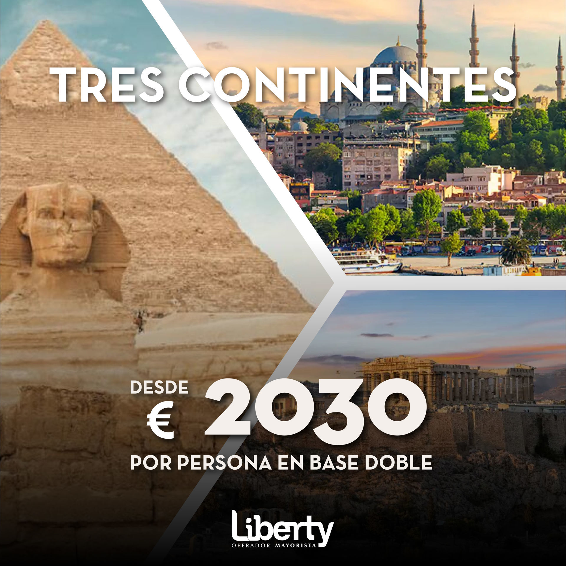 Imagen de Tres continentes