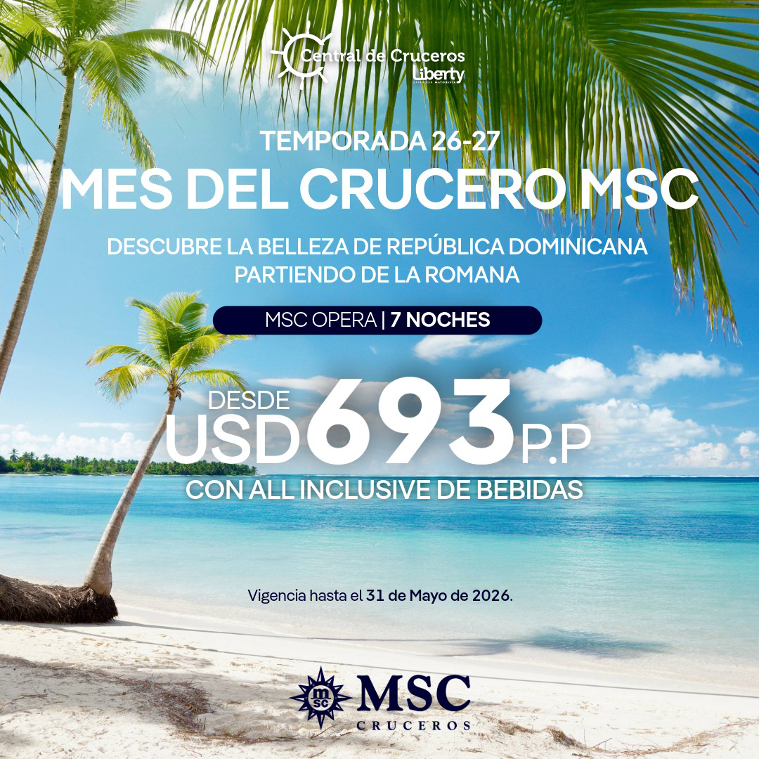 Imagen de Promo mes del crucero MSC OPERA
