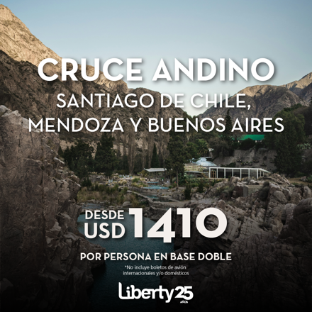 Imagen de Cruce Andino-Santiago de Chile, Mendoza y Buenos Aires